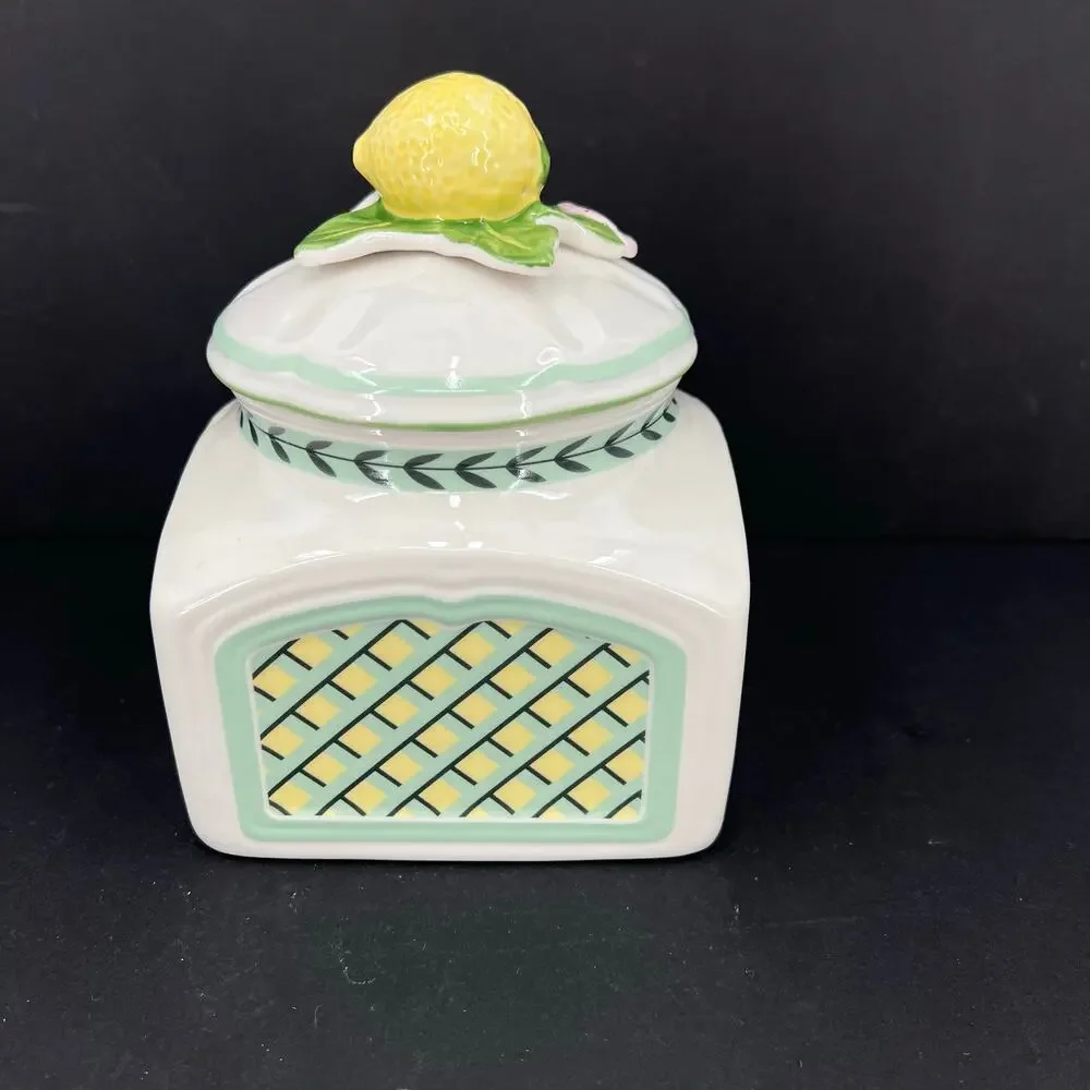 Villeroy & Boch French Garden Charm Citrus small canister